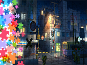 Puzzle tradycyjne Pociągi - Train