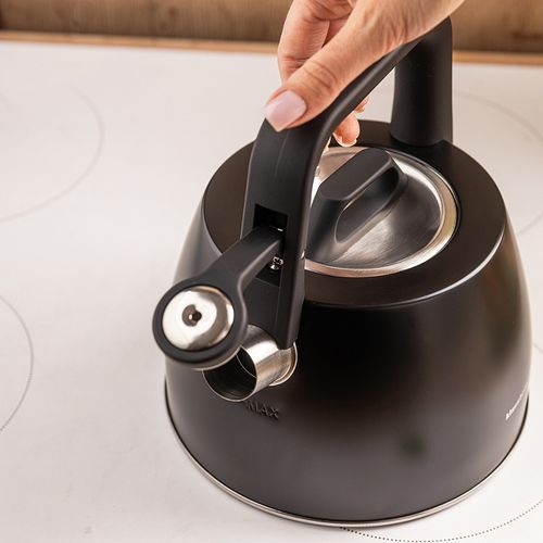 czajnik stalowy z gwizdkiem 2,5l klausberg kb-7915 na Arena.pl