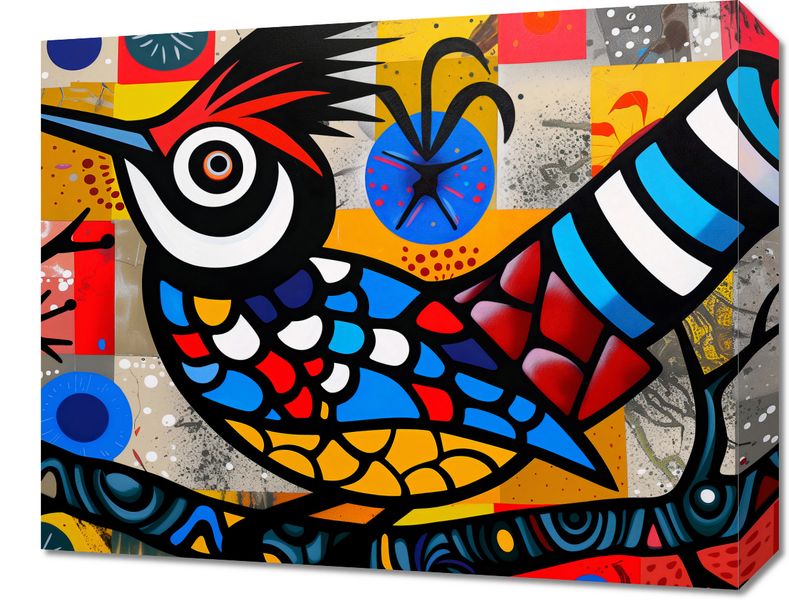 Obraz 50x40cm Ptak Na Wznak zdjęcie 1