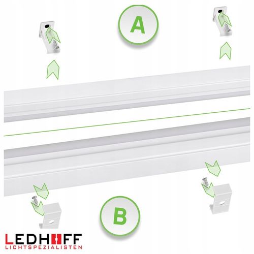 Listwa podszafkowa LED oprawa meblowa do kuchni 3 barwy światła 120cm na Arena.pl