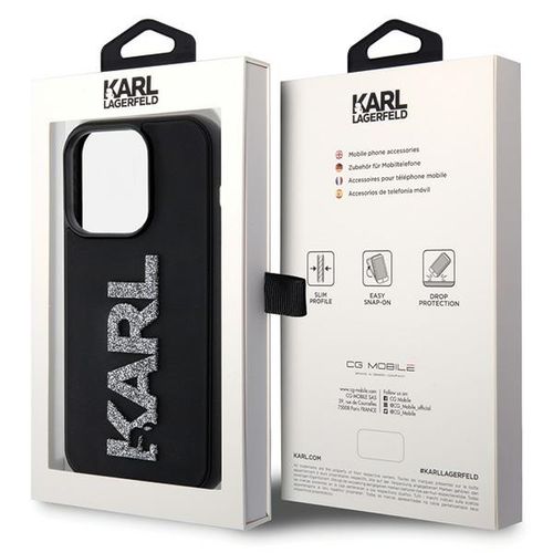 Etui Karl Lagerfeld do iPhone 15 Pro, Czarny na Arena.pl