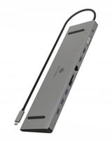 Stacja dokujaca ICY BOX USB-C 11w1 - 2 monitory, PD 100W