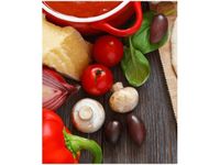 60CM 50CM OBRAZ ŚCIENNY PIZZA DOMOWA DRUK PŁÓTNO