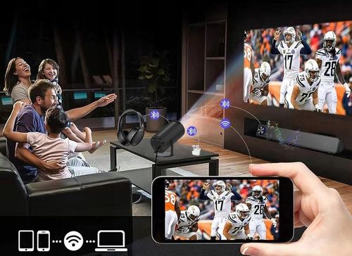 PROJEKTOR RZUTNIK ANDROID TV WIFI MINI 4K PRZENOŚNY SMART CZARNY na Arena.pl