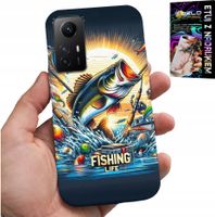 ETUI DO XIAOMI NOTE 12S 4G - WZORY DLA WĘDKARZA, RYBY, DORSZ, ŁOSOŚ