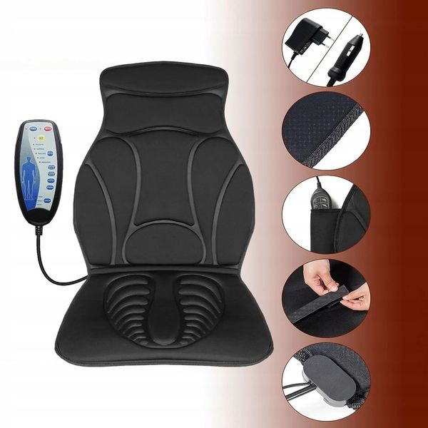 Mata masująca masażer wibracyjny do pleców ciała karku kręgosłupa szyi zdjęcie 4