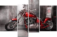 130CM 85 OBRAZ 4 ELEM LIFE IS ART ŚCIENNY