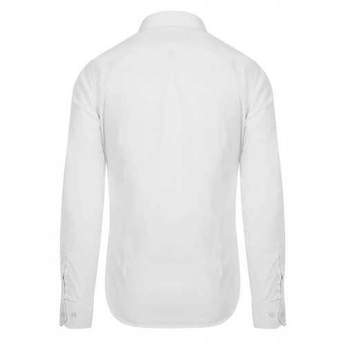 KOSZULA BIAŁA ELEGANCKA KLASYCZNA - BAWEŁNA 42/43 na Arena.pl