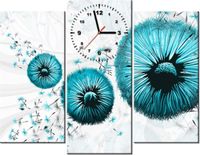 90CM 70 ZEGAR 3 ELEM TURKUSOWE DMUCHAWCE SCIENNY DRUK