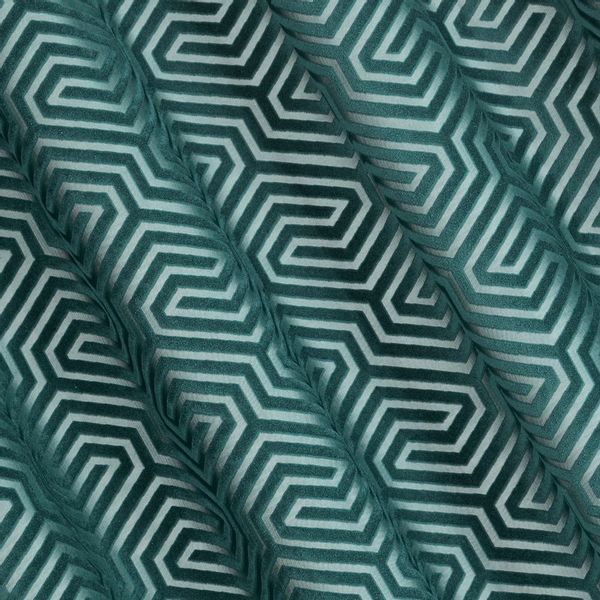 Zasłona gotowa na przelotkach INGA 140x250 Pierre Cardin turkusowa zdjęcie 5