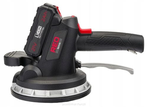 Przyssawka WIBRUJĄCA do układania płytek 2x AKUMULATOR 21V 2Ah walizka 80kg na Arena.pl