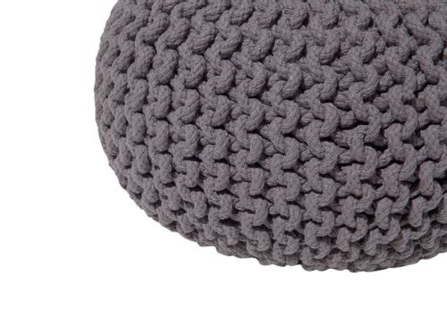 Puf 40 x 25 cm ciemnoszary CONRAD na Arena.pl