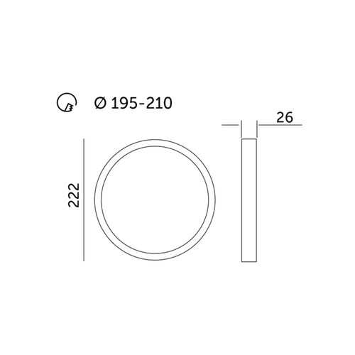 oprawa downlight led sigaro circle pt 24w 4000k kobi na Arena.pl