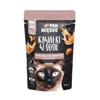 Kawałki w sosie Kurczak z przepiórką dla kota 85gr