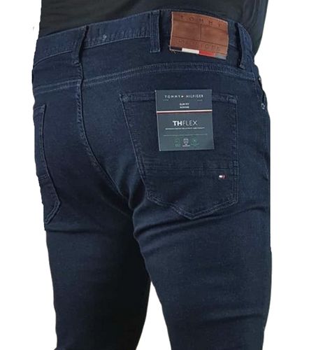Męskie jeansy Tommy Hilfiger Bleecker -Slim MW0MW15600 granatowe - W38/L30 na Arena.pl