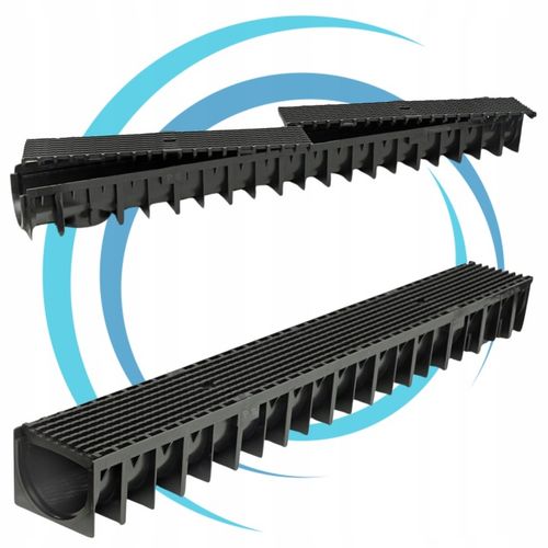 Odwodnienie liniowe korytko A15 100 cm ForU70 odpływ tworzywo AXHELL na Arena.pl