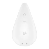 satisfyer dew drop - intymne urządzenie lay-on, 2 silniki, silikon