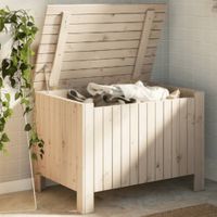 Skrzynia z wiekiem RANA, 80x49x54 cm, lite drewno sosnowe