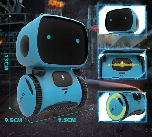 Robot Interaktywna Zabawka Sterowany Głosem, MINI, Edukacyjny, Dla Chłopca na Arena.pl