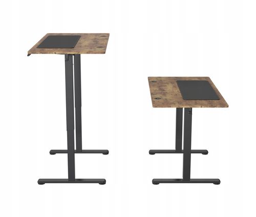 BIURKO ELEKTRYCZNE GAMINGOWE REGULOWANE 120 CM REGULACJA WYSOKOŚCI na Arena.pl