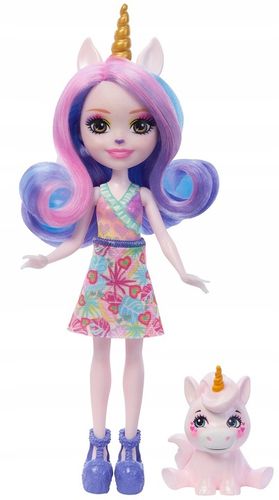 ENCHANTIMALS LALKA I ZWIERZĄTKO JEDNOROŻEC Ulia Unicorn i Pacifica na Arena.pl