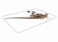 SZKLANA DESKA KUCHENNA 60x20 248c Kawa