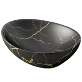 UMYWALKA NABLATOWA OWALNA CERAMICZNA 41x34,5 CM