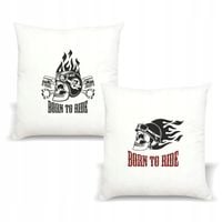 Poduszka z nadrukiem PREZENT BORN TO RIDE