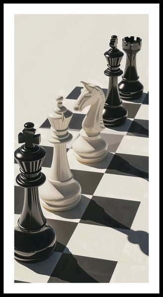 Plakat 50x100cm Szach i Mat zdjęcie 3