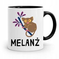 Kubek Czarny Śmieszny Zabawny Melanż Prezent Z Nadrukiem Ze Zdjęciem