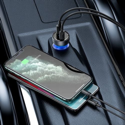 BASEUS ŁADOWARKA SAMOCHODOWA TYPE-C USB 65W QC PD na Arena.pl