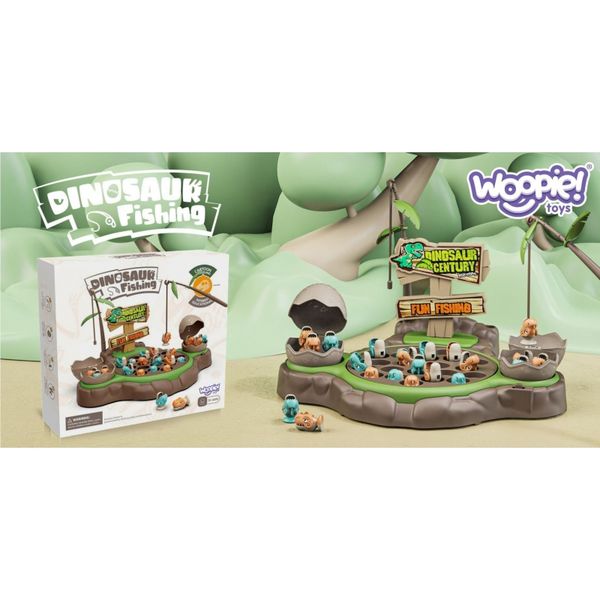 WOOPIE Gra Łowienie Dinozaurów Rybek 2 Wędki zdjęcie 1