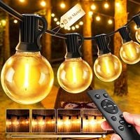 Girlanda świetlna 30 m - G40, zasilanie sieciowe żółty, 43 + 2 diody LED
