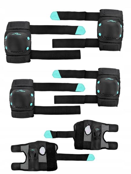 Ochraniacze RAVEN Dexard Black/Mint S zdjęcie 2