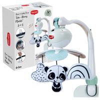 TINY LOVE Karuzela podróżna wózek łóżeczko fotelik 3w1 czarno-biała