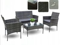 NOWOCZESNY KOMPLET MEBLI OGRODOWYCH – IDEALNY DO OGRODU I NA TARAS!