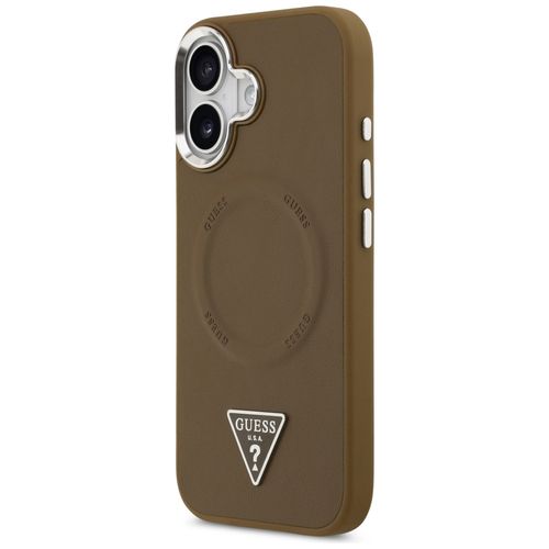 etui guess triangle logo magsafe do      iphone 17 brązowy na Arena.pl
