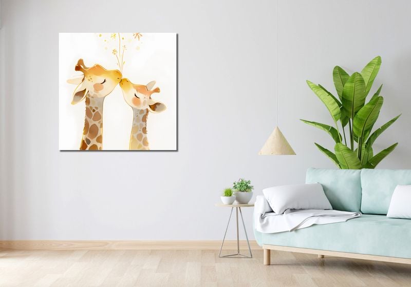 Obraz 90x90cm Czułość w Miłości zdjęcie 2