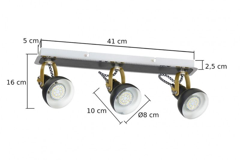 Spot 3xGU10 PIXI 1403 zdjęcie 3