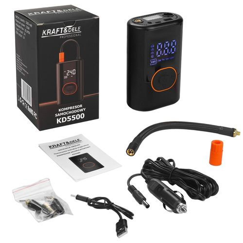 KOMPRESOR AKUMULATOROWY 5000mAh KD5500 na Arena.pl