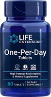 LIFE EXTENSION MULTIWITAMINA ONE PER DAY 60TAB WITAMINY MINERAŁY