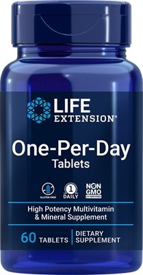 LIFE EXTENSION MULTIWITAMINA ONE PER DAY 60TAB WITAMINY MINERAŁY na Arena.pl