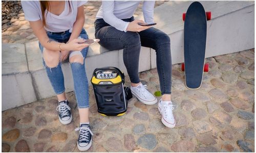 Przenośny Zestaw Głośnikowy, Mp3, Bt, Fm, Karaoke na Arena.pl