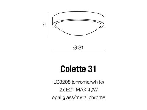 Plafon COLETTE 31 LC3208 Azzardo +LED na Arena.pl
