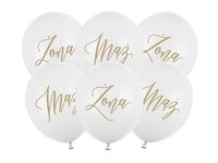 balon 6szt.  mąż/żona | sb14p-273-008-6