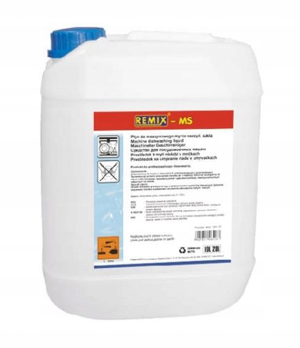 Płyn myjący do zmywarek Remix MS 10 litrów na Arena.pl