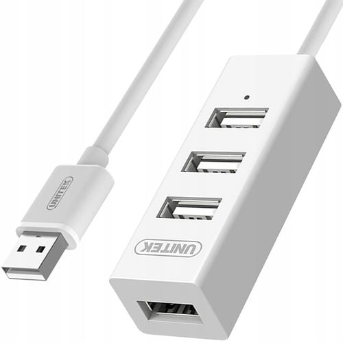 Adapter Unitek HUB 4xUSB 2.0 mini biały na Arena.pl