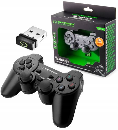 Gamepad Bezprzewodowy Pad Kontroler USB do PS3 PC na Arena.pl