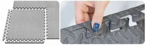 MATA PUZZLE POD SPRZĘT DO ĆWICZEŃ 12 SZT 4,32m2 OCHRONNA PODŁOGA NA SIŁOWNI na Arena.pl