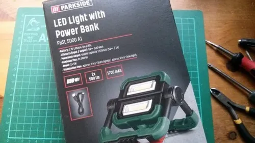 PARKSIDE Akumulatorowy reflektor LED Powerbank na Arena.pl